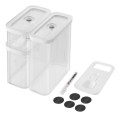 ZWILLING 1026082 Prostokątny Pojemnik 5,4 l Przezroczysty, Biały 5 szt. - 2774677