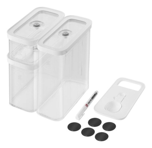 ZWILLING 1026082 Prostokątny Pojemnik 5,4 l Przezroczysty, Biały 5 szt. - 2774697