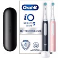 Braun Oral-B szczoteczka elektryczna iO 3 zestaw DUO BLACK&PINK - 2281800
