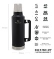 Stanley termos LEGENDARY CLASSIC - MATTE BLACK 1,9L - 2718833
