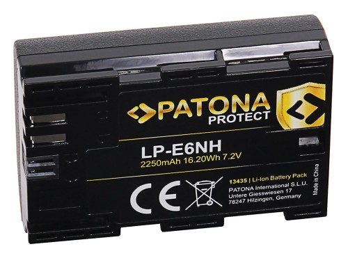 PATONA PROTECT Akumulator Canon LP-E6NH do Canon EOS R5 EOS R6 R6II R7 - 1338415
