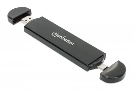 Obudowa Zewnętrzna USB-C/A 3.2 Gen2 Dysku M.2 NVMe, SATA SSD - 1886909