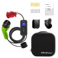 Qoltec Mobilna ładowarka do samochodu elektrycznego EV z regulacją 2w1 Typ2 | 11kW | CEE 5 PIN | LCD | 3 fazy | Przenośna | Wallbox | 5m - 2776575