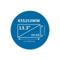 Kensington K55253WW filtr do ekranu 33,8 cm (13.3") Laptop Bezramkowy filtr prywatności na wyswietlacz - 2776707