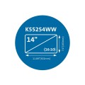 Kensington K55254WW filtr do ekranu 35,6 cm (14") Laptop Bezramkowy filtr prywatności na wyswietlacz - 2776717