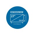 Filtr prywatności Kensington MagPro do monitorów 27 cali - 2776777