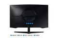 Samsung S32CG552EU monitor komputerowy 81,3 cm (32") 2560 x 1440 px Quad HD LED Czarny - 2777109