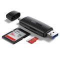 Ugreen adapter czytnik kart SD / micro SD (USB-A / USB-C) czarny (CM304) - 2758591