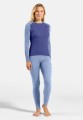 Bielizna termoaktywna - zestaw Odlo Set ACTIVE WARM Special Set roz. S Granatowa - 2777982