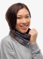Bandana BUFF MERINO HEAVYWEIGHT NECK WARMERMULTISTRIPES FOG GREY - 2762884
