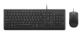 Podstawowe Lenovo | Kombinacja klawiatury i myszy | Przewodowe | Euro amerykańskie | Czarny - 2763712
