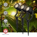 Lampa zewnętrzna Nedis ZBLOS10RGBW3 Smartlife RGB Zigbee 3.0 3W 3-pack - 2763156