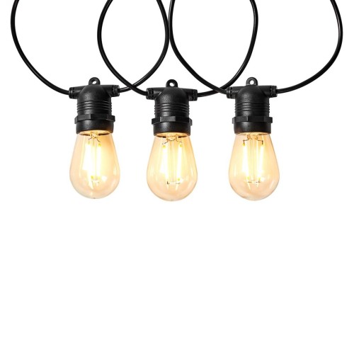 Oświetlenie LED dekoracyjne Wi-Fi Party-Lichter Warmweiss 10 LED's 9.00 m Android™ / IOS Lampendurchmesser: 45 mm - 2763177