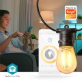 Oświetlenie LED dekoracyjne Wi-Fi Party-Lichter Warmweiss 10 LED's 9.00 m Android™ / IOS Lampendurchmesser: 45 mm - 2763185