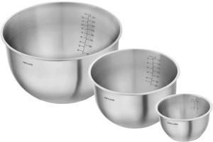 ZWILLING FRESH & SAVE Zestaw 3 stalowych misek