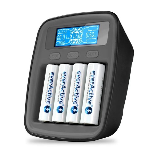 EVERACTIVE ŁADOWARKA DO AKMULATORÓW NI-MH USB-C NC1000MV2 - 2775766