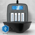 EVERACTIVE ŁADOWARKA DO AKMULATORÓW NI-MH USB-C NC1000MV2 - 2775770