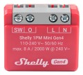 Mini przekaźnik WiFi z pomiarem energii Shelly 1PM Mini Gen4 - 2776125