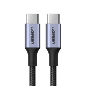 Ugreen Kabel US316 70428 USB-C - USB-C PD QC FCP 100W 5A 480Mb/s 1.5m - szary