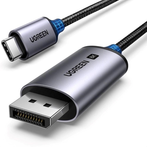 Ugreen Kabel CM556 ze złączami USB-C i DisplayPort 8K o długości 1 m - szary - 2776155