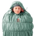 Damski śpiwór syntetyczny Deuter Exosphere +4° SL - Lewy Sage-Redwood - 2776165