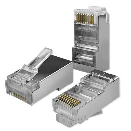 Wtyk QOLTEC złącze modularne RJ45 | CAT5e | FTP | Pozłacane styki | 100 sztuk - 2776191