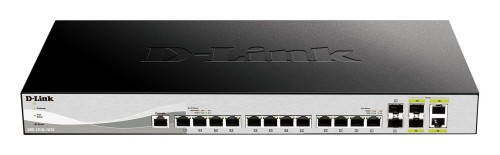 D-Link DXS-1210-16TC/E łącza sieciowe Zarządzany L2 10G Ethernet (100/1000/10000) Szary - 2776290