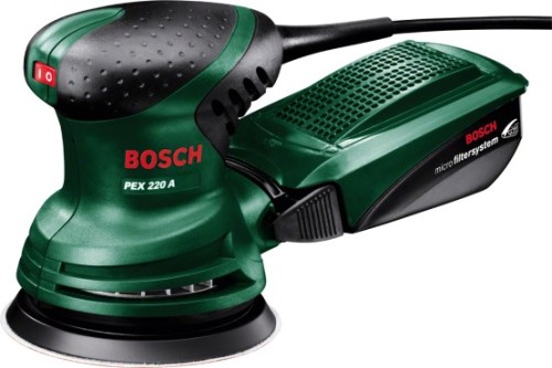 Bosch PEX 220 A Szlifierka orbitalna 24000 OPM Czarny, Zielony - 2777637