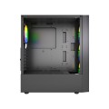 GEMBIRD OBUDOWA FORNAX 4300 MIDI-TOWER (2X USB 3.1, 1X USB 2.0) 4X FAN, CZARNA - 2777874