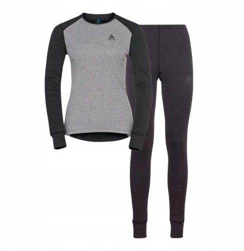 Bielizna termoaktywna - zestaw Odlo Set ACTIVE WARM Special Set roz. L Szara - 2777900