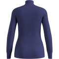 Bielizna termoaktywna z długim rękawem Odlo BL TOP turtle neck l/s ACTIVE WARM roz. S Niebieska - 2777912