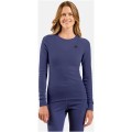 Bielizna termoaktywna z długim rękawem Odlo BL TOP crew neck l/s ACTIVE WARM roz. M Niebieska - 2777917
