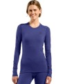 Bielizna termoaktywna z długim rękawem Odlo BL TOP crew neck l/s MERINO 200 roz. S Niebieska - 2777936