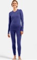 Bielizna termoaktywna z długim rękawem Odlo BL TOP crew neck l/s MERINO 200 roz. S Niebieska - 2777941