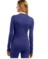 Bielizna termoaktywna z długim rękawem Odlo BL TOP crew neck l/s MERINO 200 roz. S Niebieska - 2777937