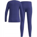 Bielizna termoaktywna - zestaw Odlo Set long MERINO 200 roz. 140cm Niebieska - 2777951
