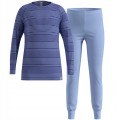 Bielizna termoaktywna - zestaw Odlo Set long ACTIVE WARM SET roz. 140cm Granatowa - 2777955