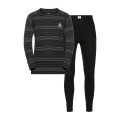 Zestaw bielizny dziecięcej Odlo Set long ACTIVE WARM ECO SET roz. 128cm Czarno-Szary - 2777957