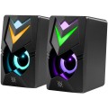 DEFENDER GLOSNIKI PC J4 2.0 6W LED USB CZARNE 65964 - 2763488