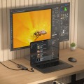 Wieloportowa przejściówka Satechi 7-w-1 USB-C Slim z Ethernetem - gwiezdna szarość - 2733821