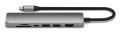 Wieloportowa przejściówka Satechi 7-w-1 USB-C Slim z Ethernetem - gwiezdna szarość - 2733815