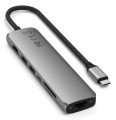 Wieloportowa przejściówka Satechi 7-w-1 USB-C Slim z Ethernetem - gwiezdna szarość - 2733817