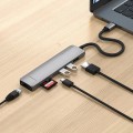 Wieloportowa przejściówka Satechi 7-w-1 USB-C Slim z Ethernetem - gwiezdna szarość - 2733820