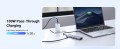 Ugreen Wielofunkcyjny HUB 5w1 USB-C  - HDMI 1.4 / 3 x USB-A / USB-C PD 100W CM511 - szary - 2778469