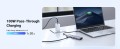 Ugreen Wielofunkcyjny HUB 5w1 USB-C  - HDMI 1.4 / 3 x USB-A / USB-C PD 100W CM511 - szary - 2778465