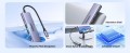 Ugreen Wielofunkcyjny HUB 5w1 USB-C  - HDMI 1.4 / 3 x USB-A / USB-C PD 100W CM511 - szary - 2778467