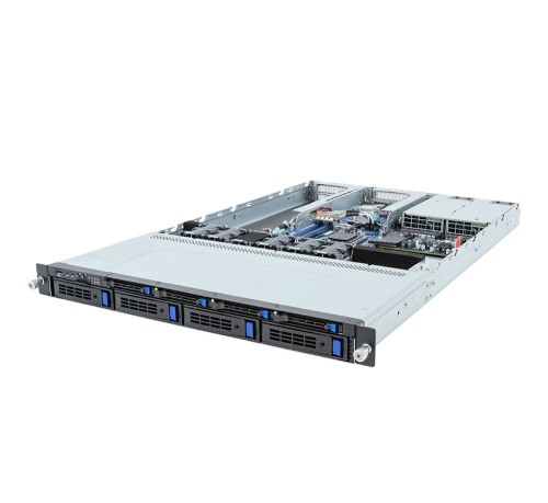 Platforma Gigabyte Rack (1U) R133-C11-AAG1 AMD Epyc 4004/Ryzen 7000 (4x 3,5" SATA HS, 1xM.2, 2x10Gbe, 2x1Gbe, IPMI, 1+1 800W) - 2778912