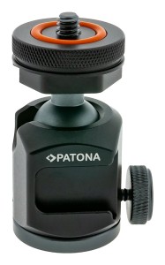 Głowica kulowa PATONA z gorącą stopką błyskową do statywów fotograficznych