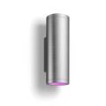 Philips Hue Appear zewnętrzna lampa ścienna inox 2x8W - 2763097