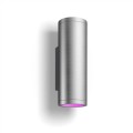 Philips Hue Appear zewnętrzna lampa ścienna inox 2x8W - 2763100